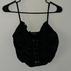 Cider Lace Up Cami Top